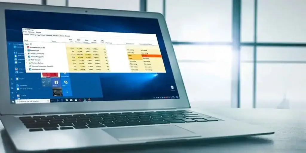 12 consejos útiles para optimizar la durabilidad y mejorar el rendimiento de tu Notebook y MacBook - Windows 10 task manager administrador de tareas
