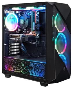 computer pc gaming case ATX ARGB RGB fans tempered glass
