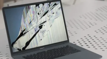 pantalla notebook rota dañada quebrada